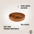 Mikk-Line Silicone Plate Tableware Brown sugar